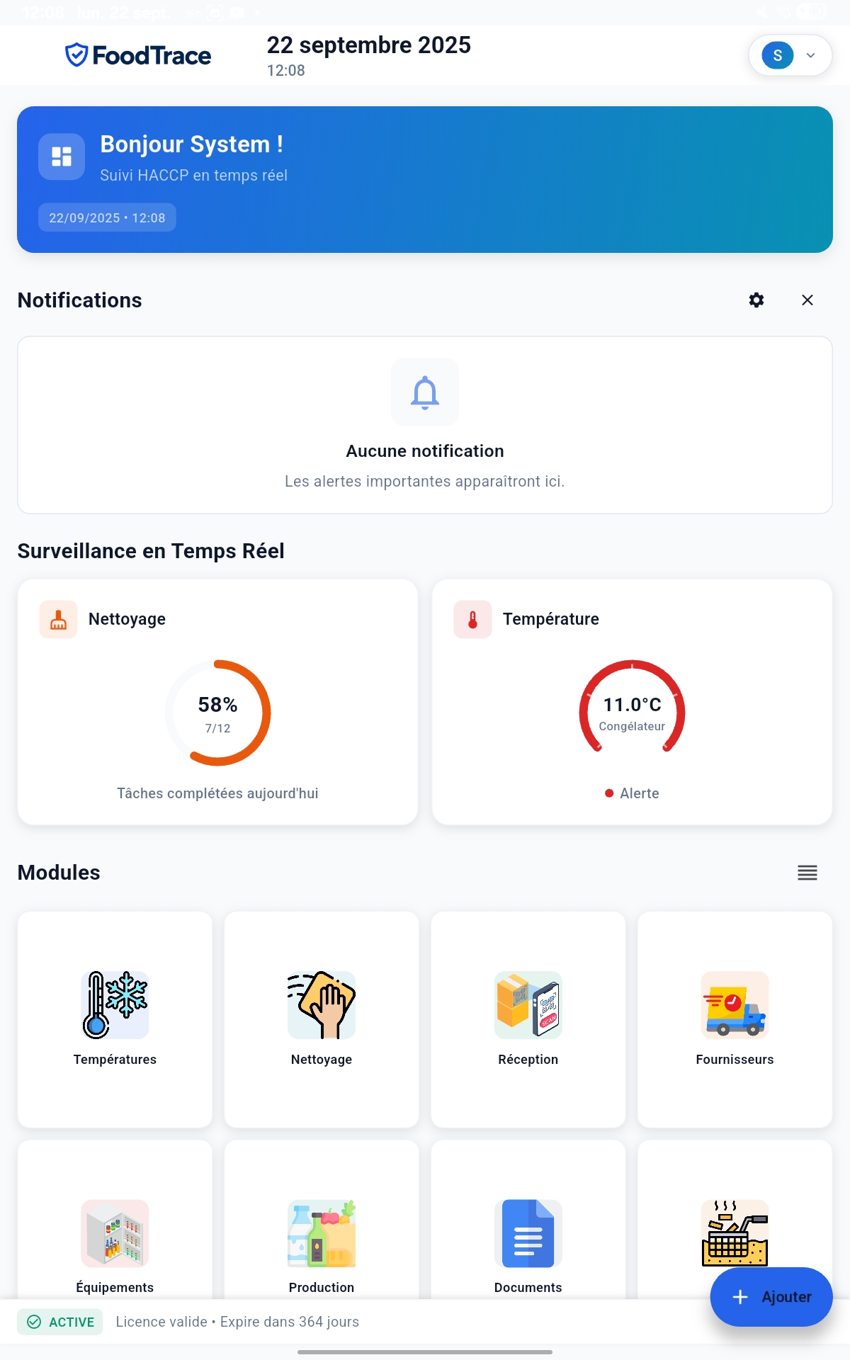 Plans de nettoyage - Protocoles