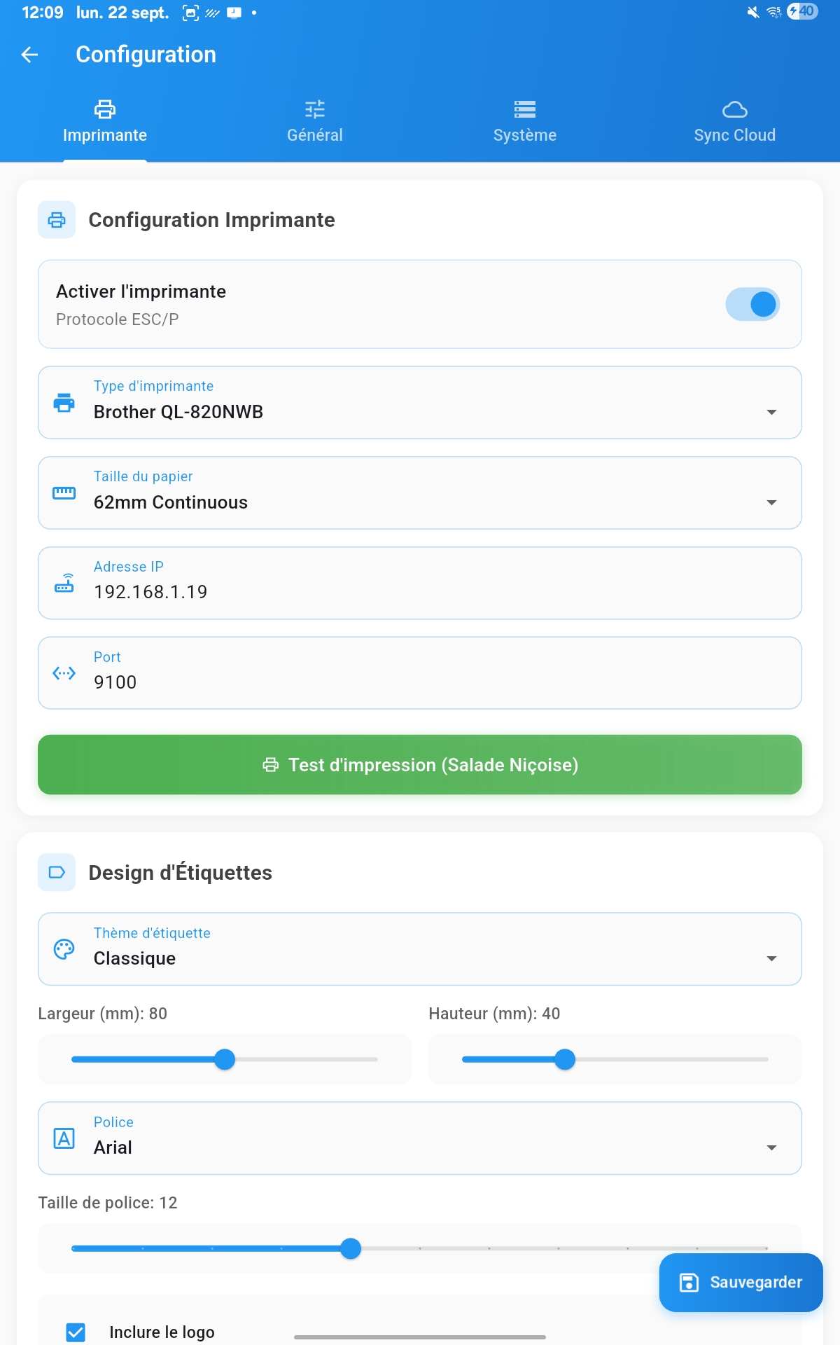Étiquetage DLC - Gestion automatique